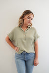 Miley Top in Olive