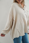 Charlie Top in Sand Beige