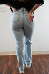 Light Denim High Rise Straight