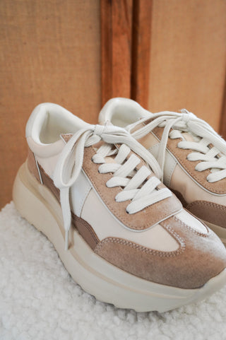 Amica Sneakers in Taupe // Madden Girl