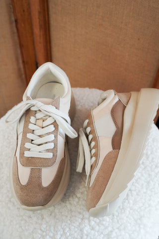 Amica Sneakers in Taupe // Madden Girl