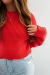 Candy Apple Sweater