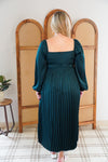 Emma Dress In Hunter Green