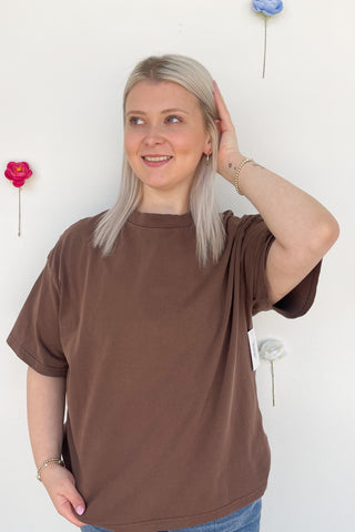Belinda Top In Mocha