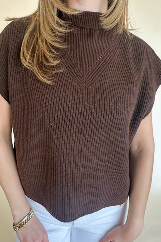 Natalie top in Brown