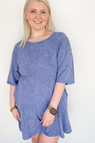 Chasing Dreams Romper - Denim