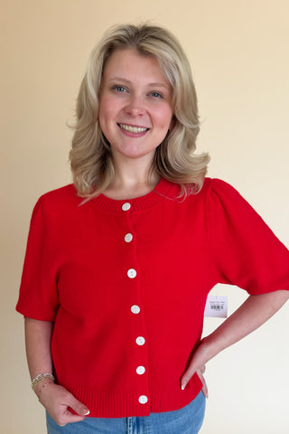 Sophia Top in Red