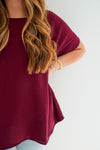 Azu Top in Burgundy +