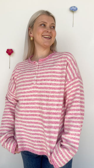 Henrly Pullover in Bubble Pink