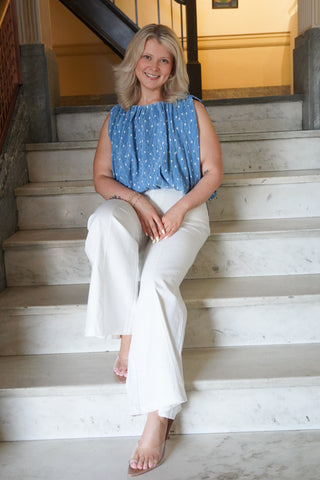 Ready to Jet Pants in White