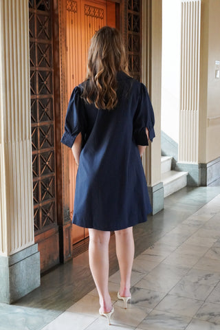 Katty Dress in Navy