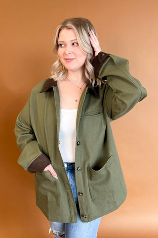 Carter Jacket in Olive