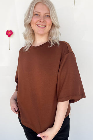 Scuba Everyday Top In Chestnut
