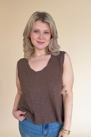 Madelyn Top in Brown