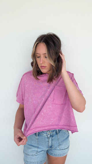 Along Side Top in Orchid