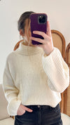 All in Sweater in Cream