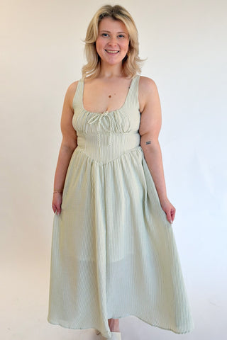 Martha Dress In Green