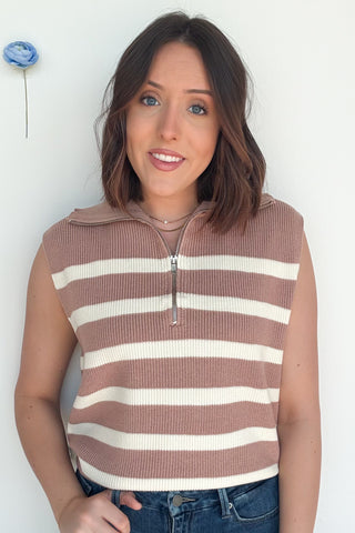 Serra Top in Taupe