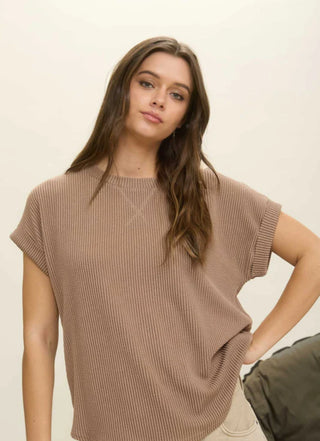 Katie Top In Mocha