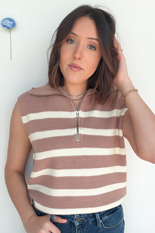 Serra Top in Taupe