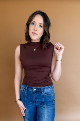 Jocelin Top in Brown