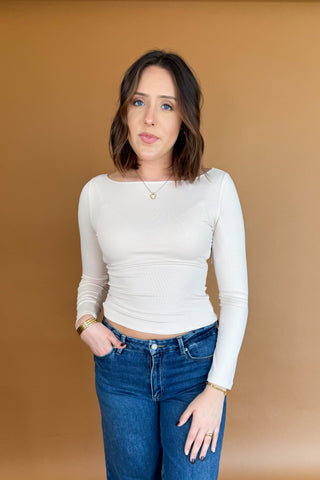 Melanie Top in Cream