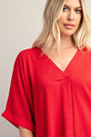 Kera Top in Red