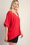 Kera Top in Red