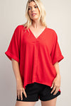 Kera Top in Red