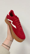 Red Mightty platform Sneakers// Madden Girl