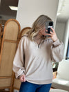 Isla Sweater In Cream +