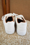 White Vent Platform Sneakers