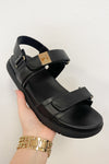 Cobber Sandals in Black