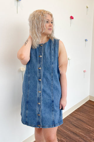 Set It Free Denim Dress