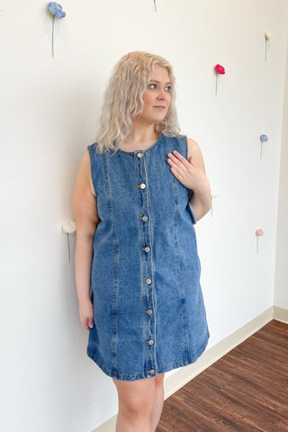 Set It Free Denim Dress