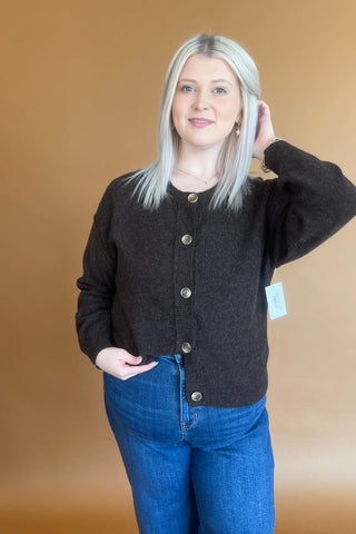 Caroline Cardigan in Brown