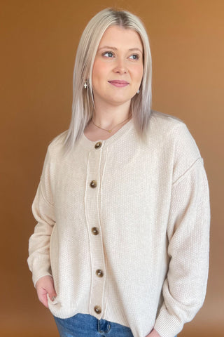 Caroline Cardigan in Ivory