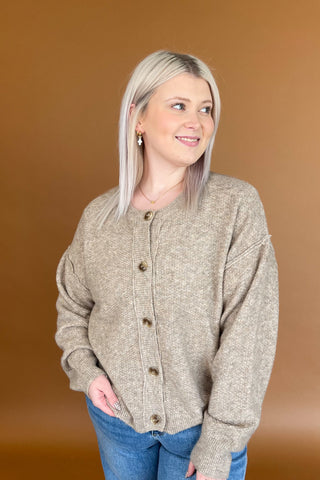 Caroline Cardigan in Mocha