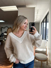 Elizabeth Sweater in Ivory