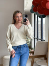 Avery Sweater in Cream