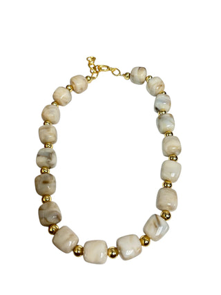 Chunky Resin Beaded Necklace