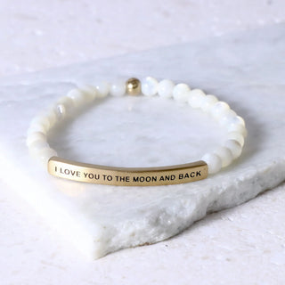 I Love You To The Moon and Back Bracelet
