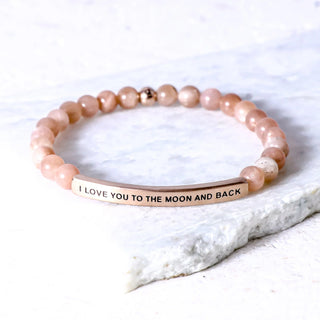 I Love You To The Moon and Back Bracelet