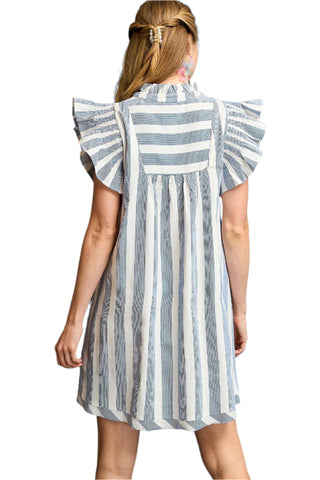 Right Place Dress in Blue +