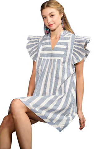 Right Place Dress in Blue +