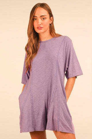 Chasing Dreams Romper - Lavender