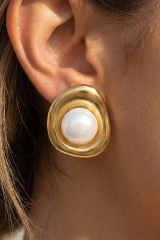 Pearl Stud Earrings