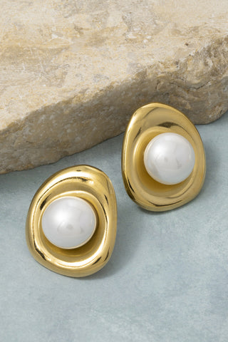 Pearl Stud Earrings