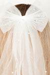 Bridal Bow Pearl Hair Clip