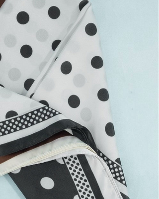 Polka Dotted Square Scarf